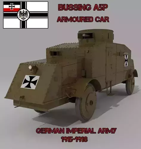 BUSSING A5P GERMAN ARMOURED CAR