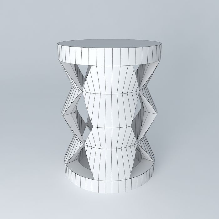 Hollow Zig Zag Tucker Robbins 3D model_4