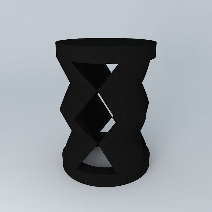 Hollow Zig Zag Tucker Robbins 3D model_1