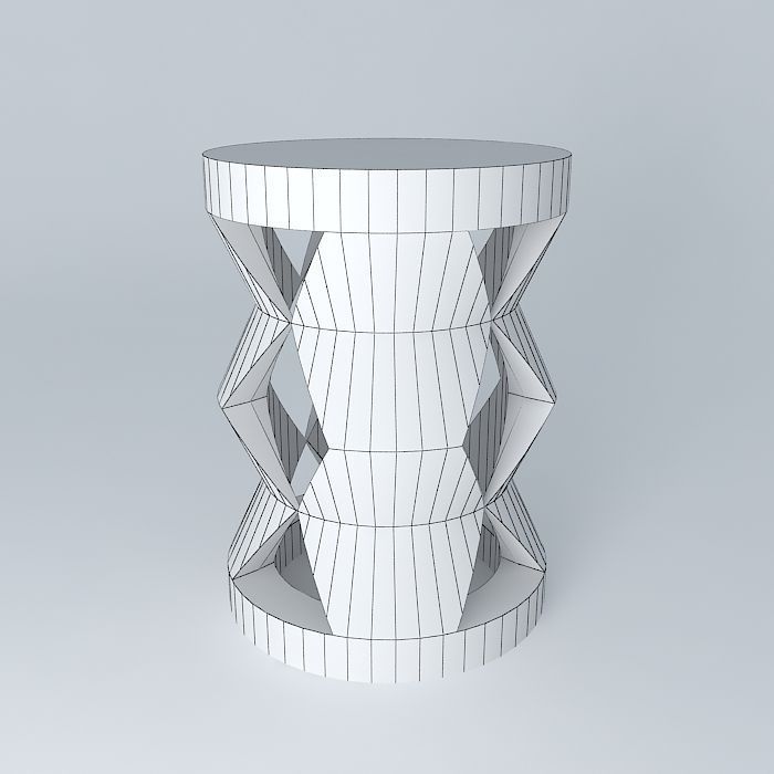 Hollow Zig Zag Tucker Robbins 3D model_3