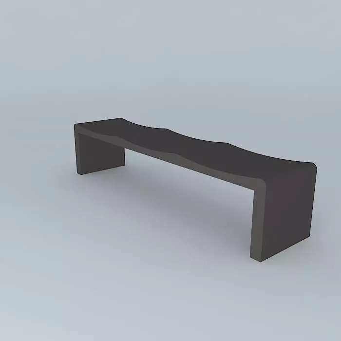 Bed End Bench 3D model_0