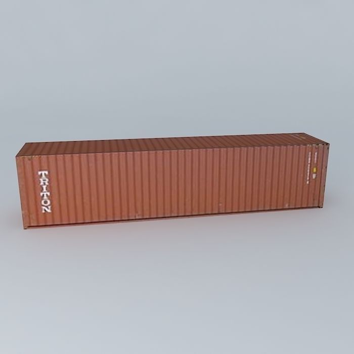 Triton Container 40 Free 3D model_2