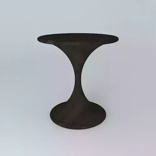 American Walnut Side Table 06077 3D model