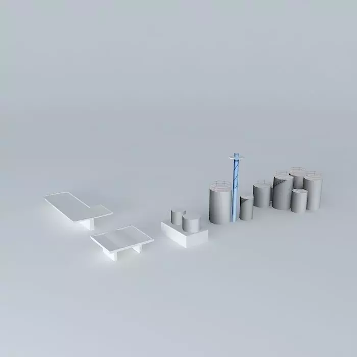 Lubrizol Tanks North Free 3D model_0