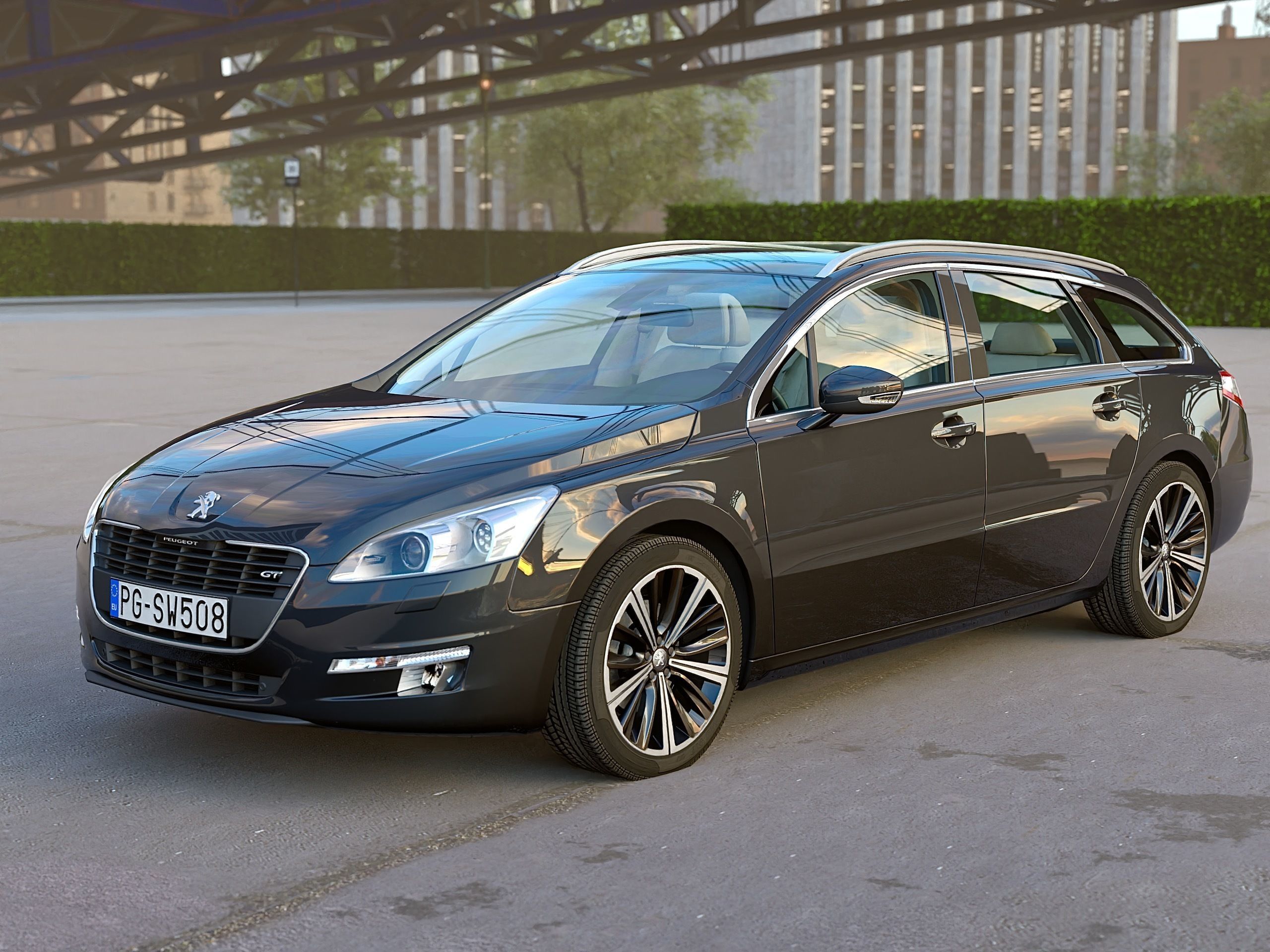 Peugeot 508 SW 2013 3D model_5