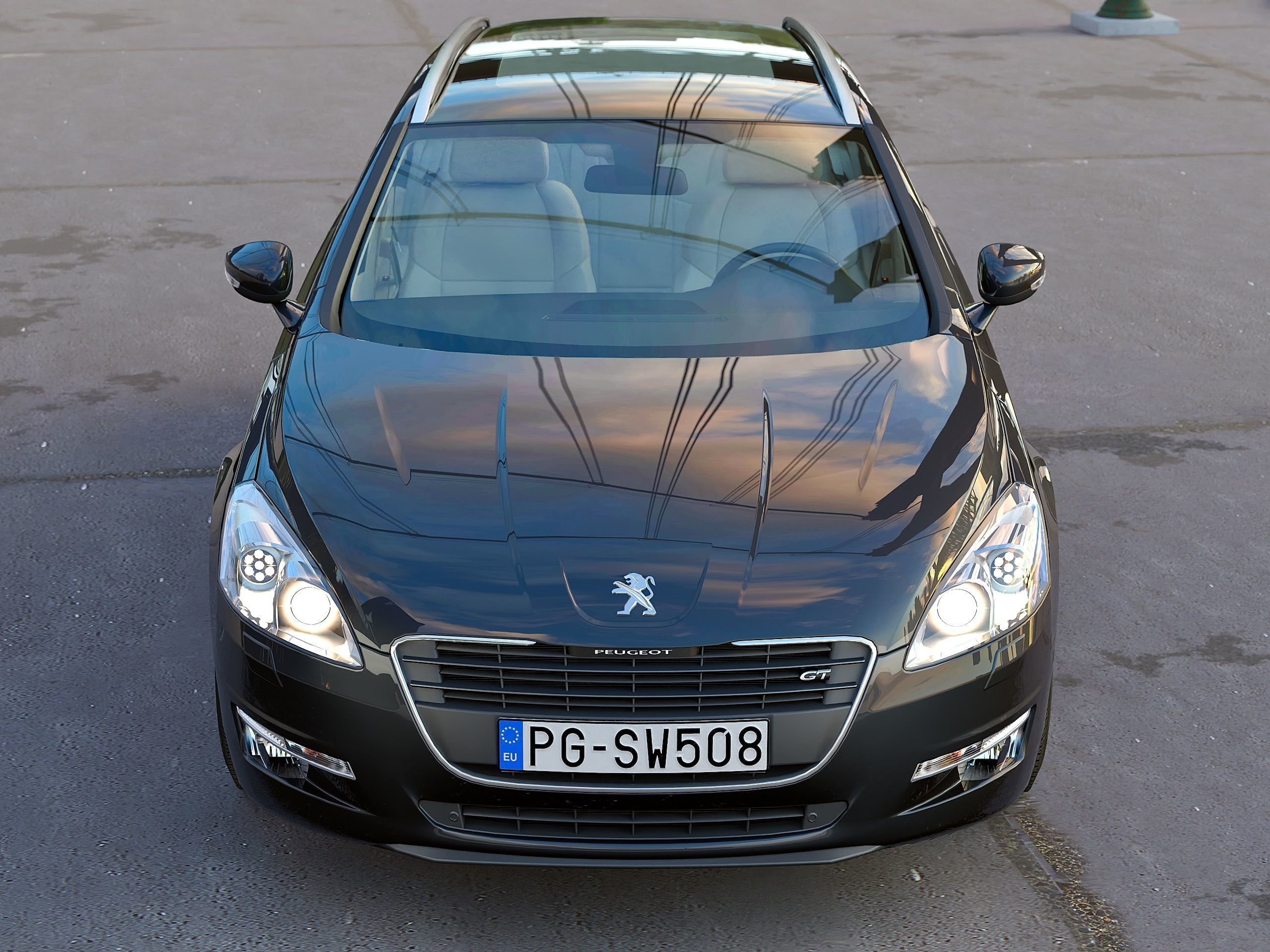 Peugeot 508 SW 2013 3D model_2