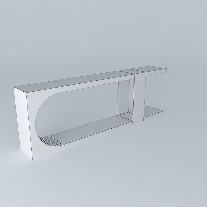 LUMA Silo Console THIN 3D model_3