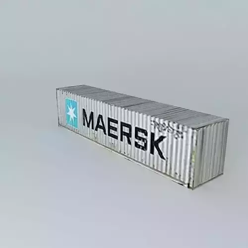 Maersk Container 40 Free 3D model