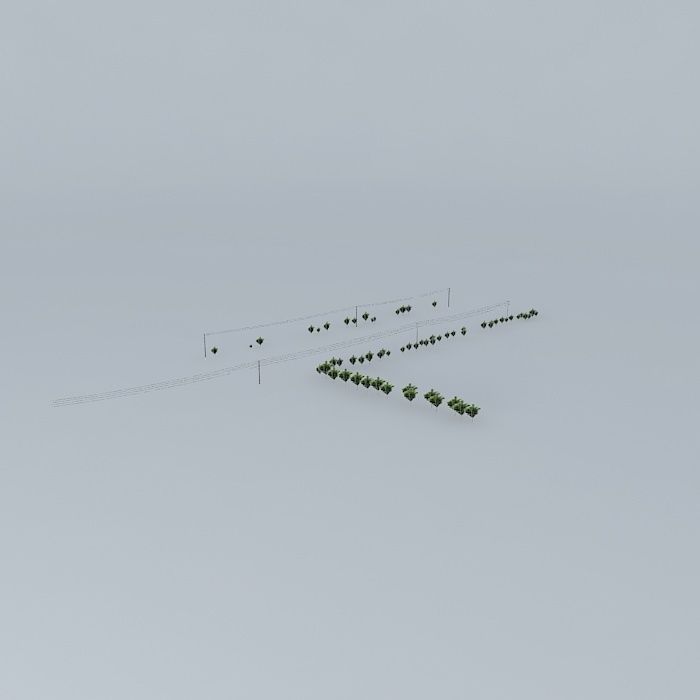 Trees on the Port Part 01 Free 3D model_1
