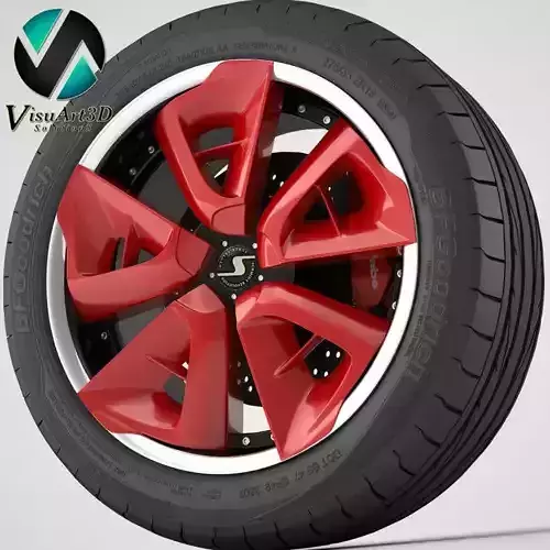 wheel Schmidt Cirrus 3D model