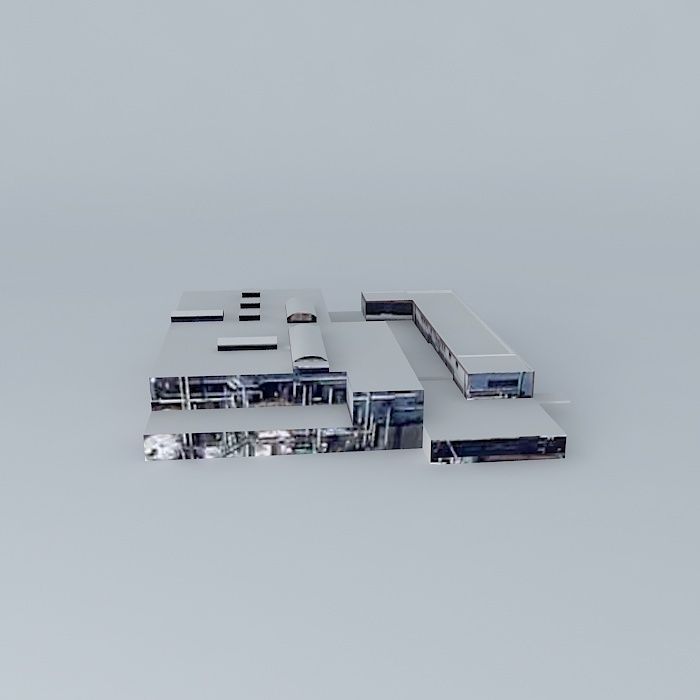 North Hangar Free 3D model_2