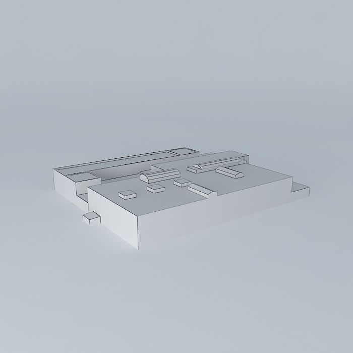 North Hangar Free 3D model_3