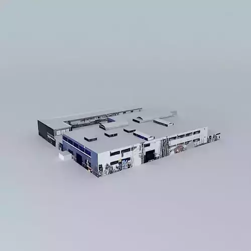 North Hangar Free 3D model