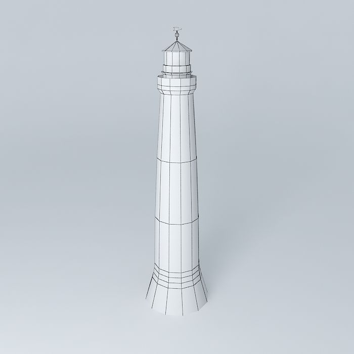 The Cape Wickham Lighthouse Free 3D model_3