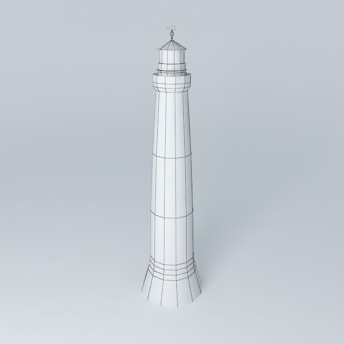 The Cape Wickham Lighthouse Free 3D model_4