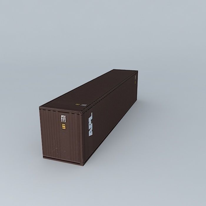 APL Container 40 Free 3D model_1