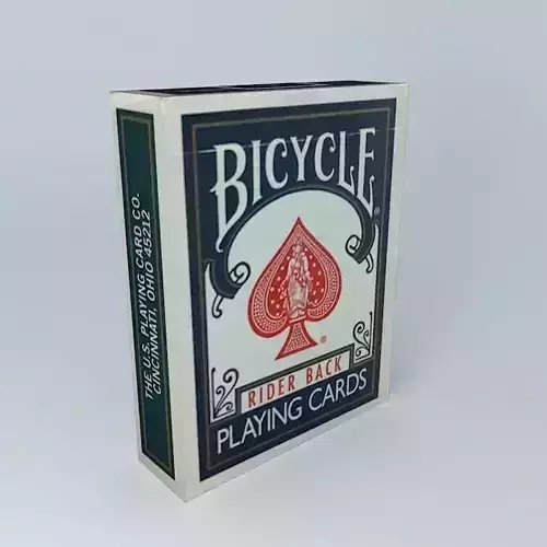 Deck of Bicycle Cards Free 3D model
