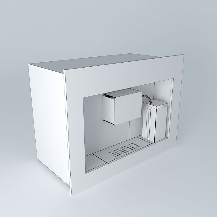 Espresso machine 3D model_3