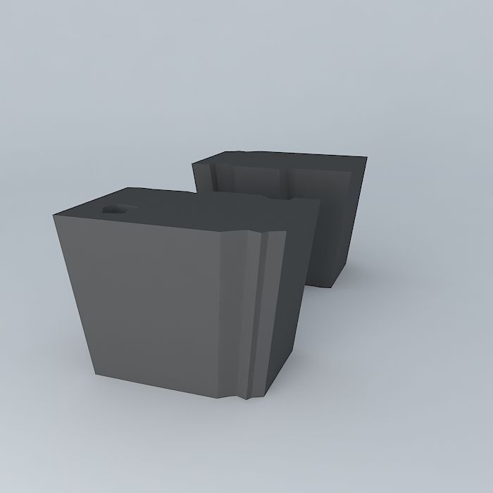 Side exterior triple black 3D model_1