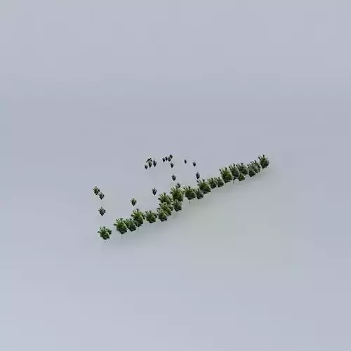 Trees on the Port Part 06 Free 3D model