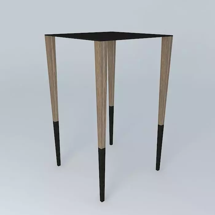Thin Side Table 3D model_0