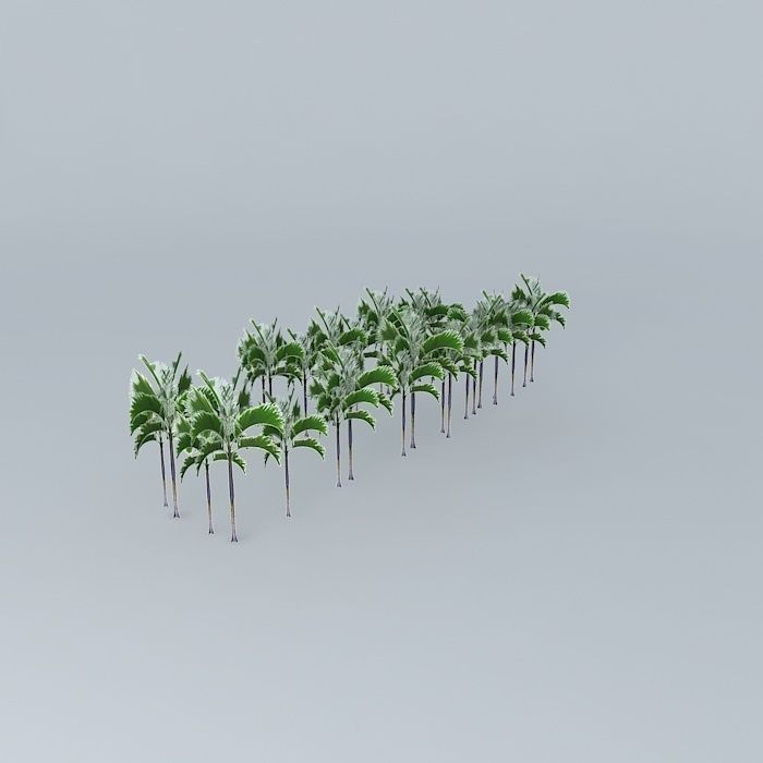 Hotel Sofitel palm trees Free 3D model_2