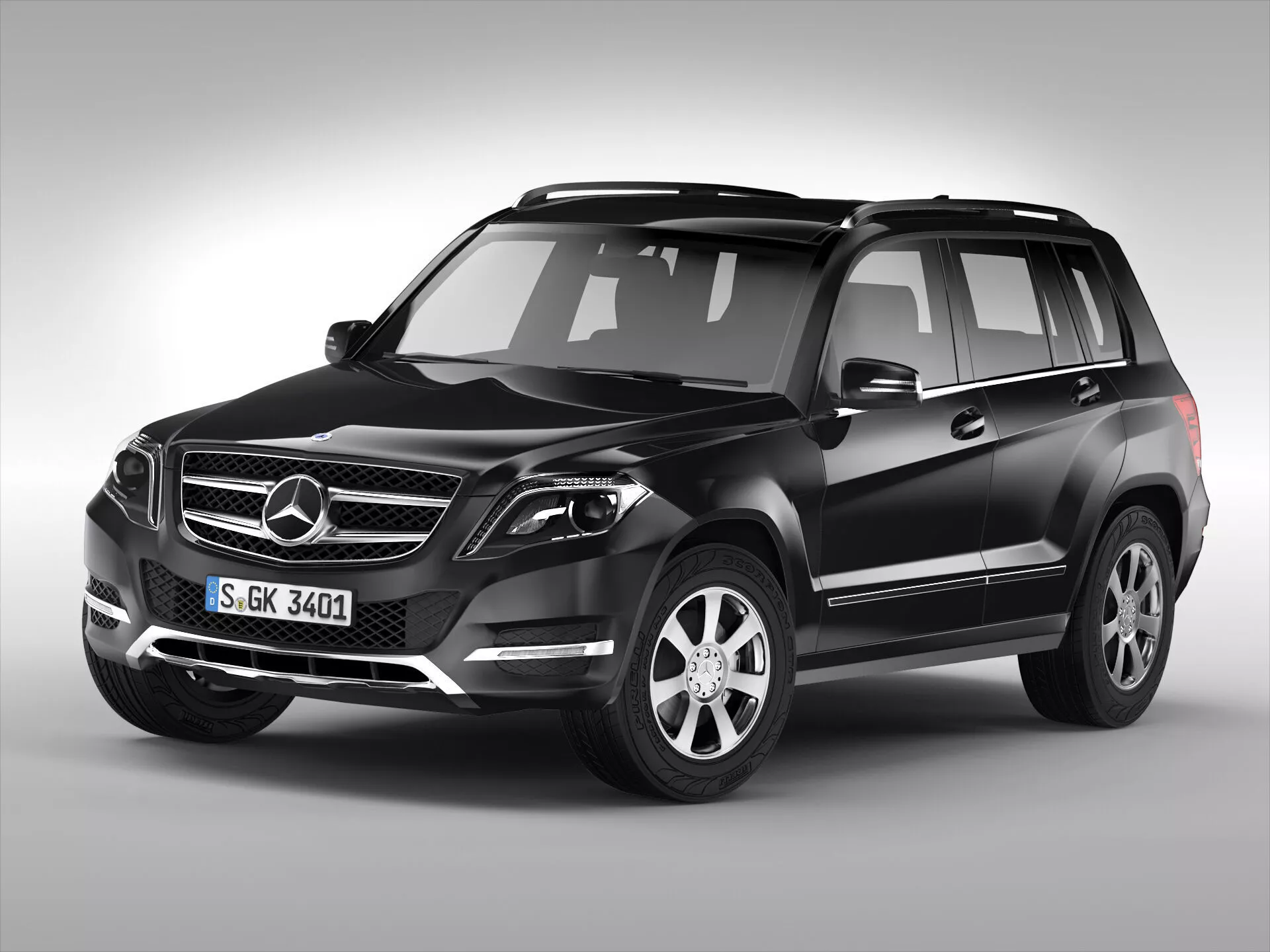 Mercedes Benz GLK Class 2012 - 2015 3D model