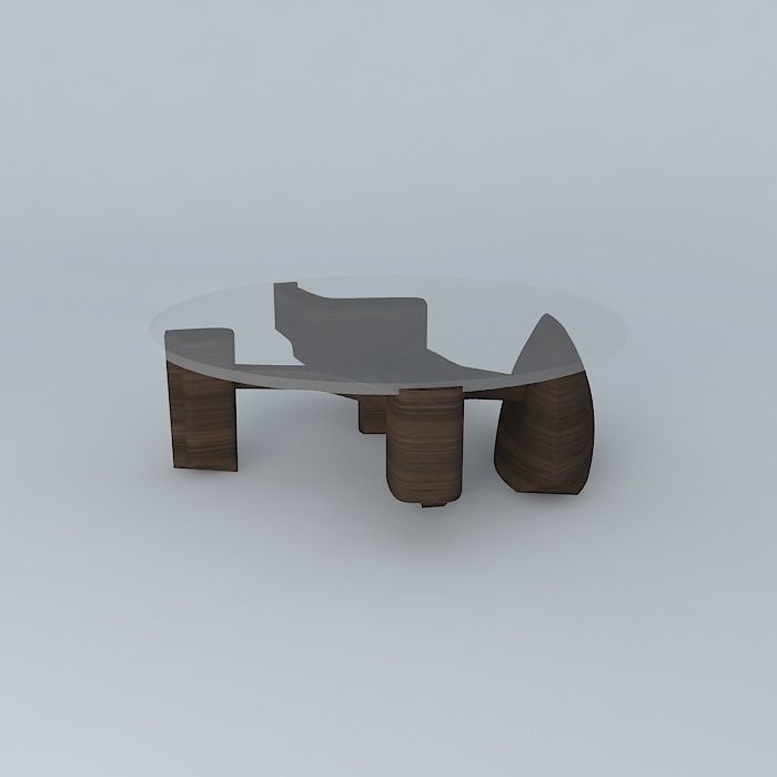 Harlow Cocktail Table 3D model_2