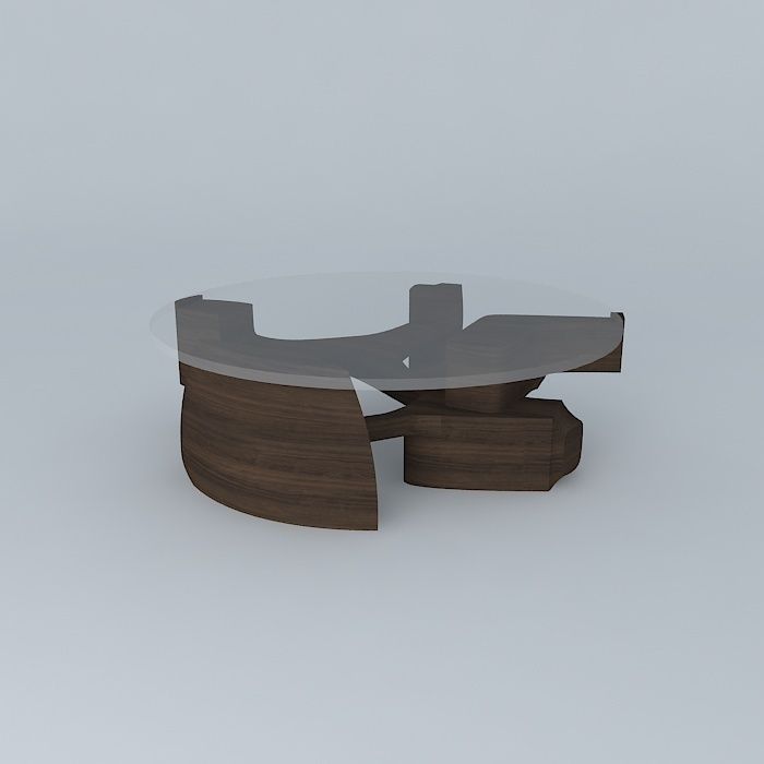 Harlow Cocktail Table 3D model_1