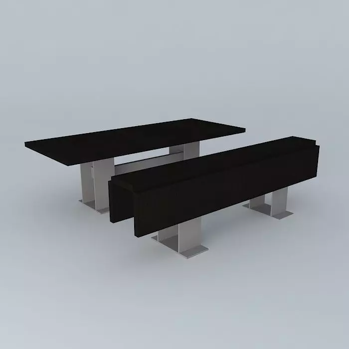 Folding Dining Tables 3D model_0