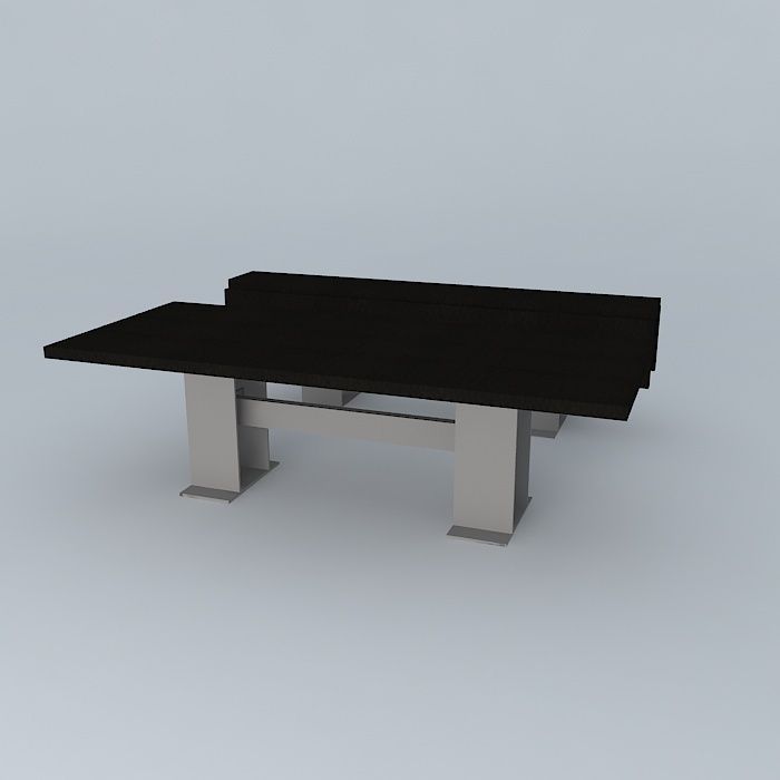 Folding Dining Tables 3D model_1