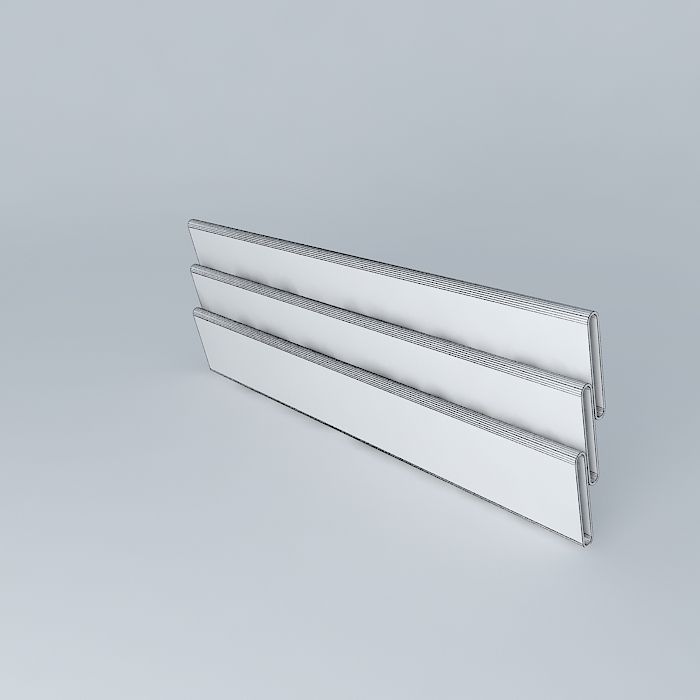 Romans sheet of paper 3D model_4