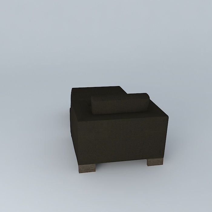 Side Game Room 3D model_2