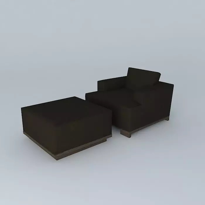 Side Game Room 3D model_0