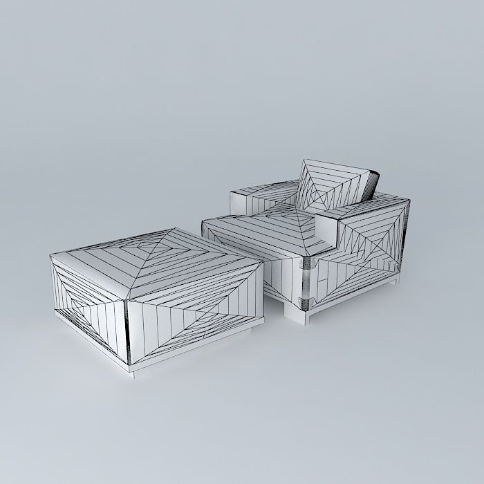 Side Game Room 3D model_3