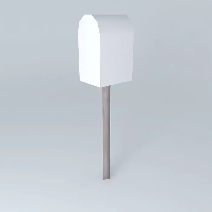 Small Australian Post Box Free 3D model