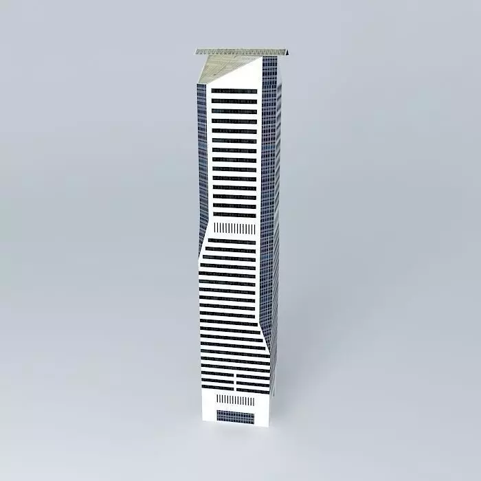 Central Plaza One Free 3D model_0