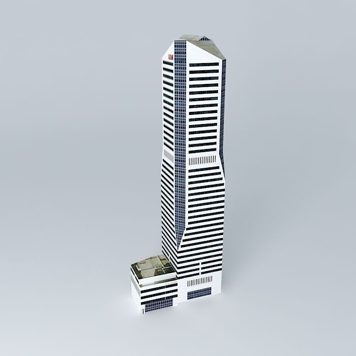 Central Plaza One Free 3D model_1
