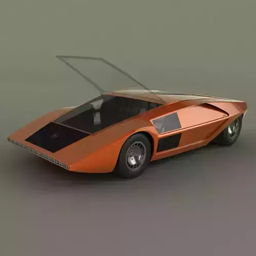 Lancia Stratos Zero Concept 3D model
