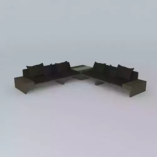Exterior sectional set