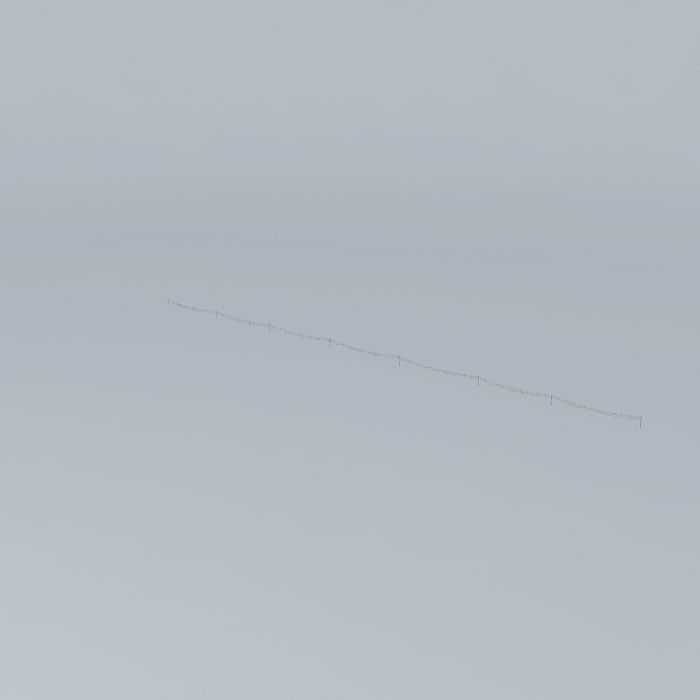 High Voltage Line Free 3D model_4