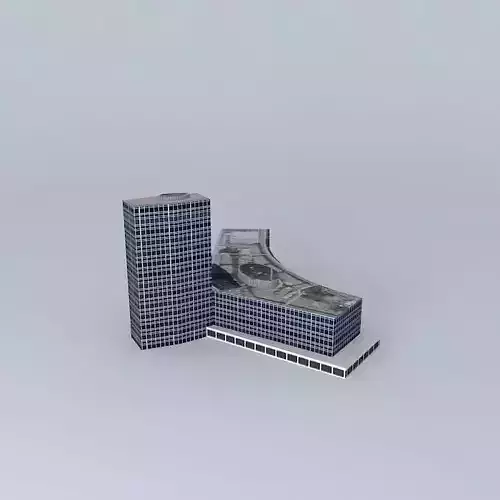 Tour AXA Assurances Free 3D model Tour AXA Assurances Free 3D model