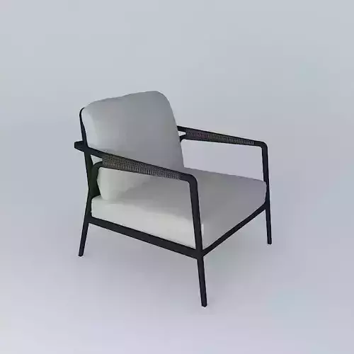 McGuire Knot Lounge Chair 3D model