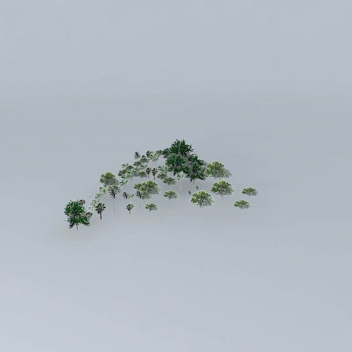 Botanic Garden Trees 04 Free 3D model_1