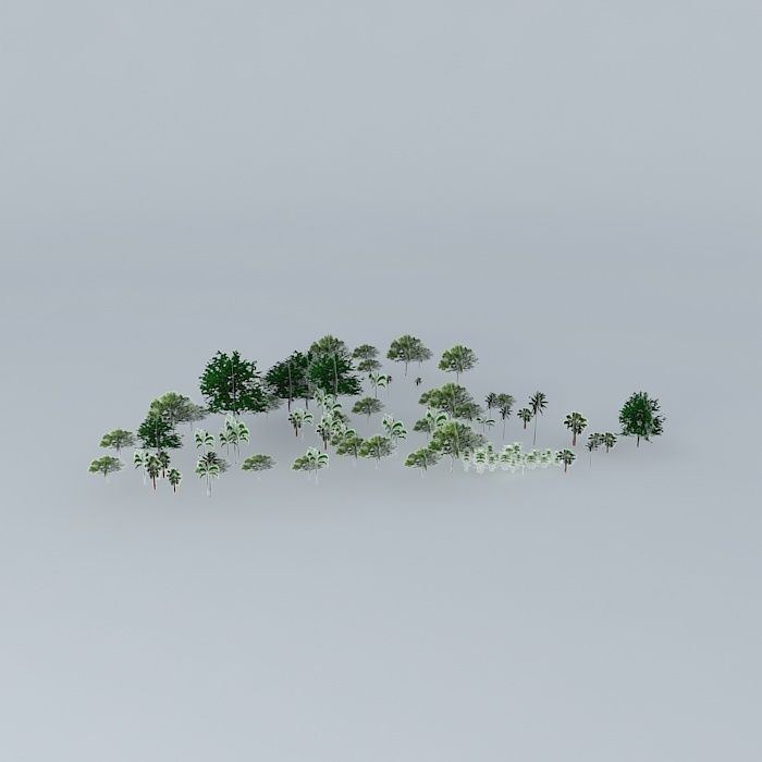 Botanic Garden Trees 04 Free 3D model_2