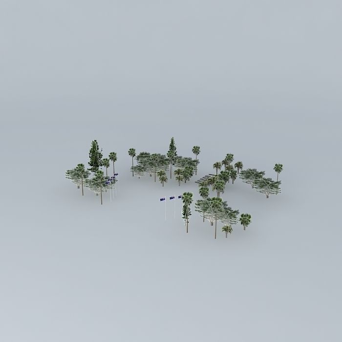 Swan Bell Tower Park Free 3D model_1