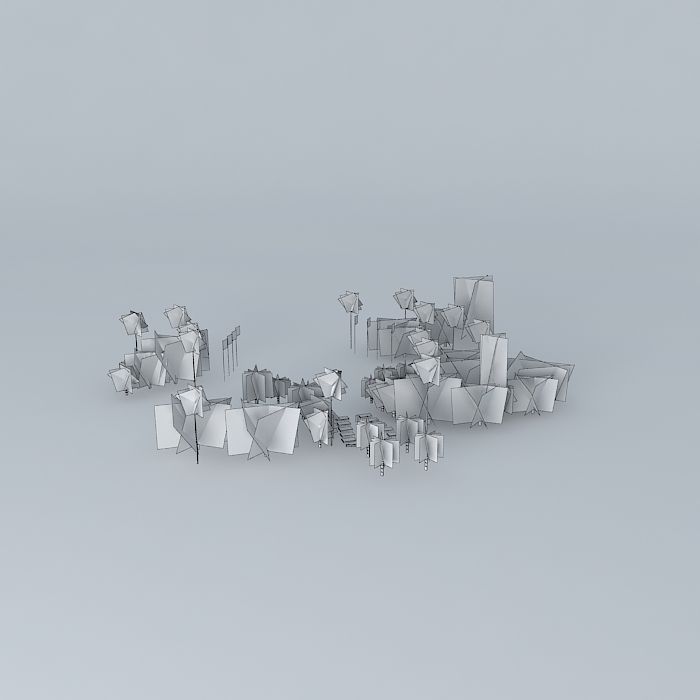 Swan Bell Tower Park Free 3D model_3