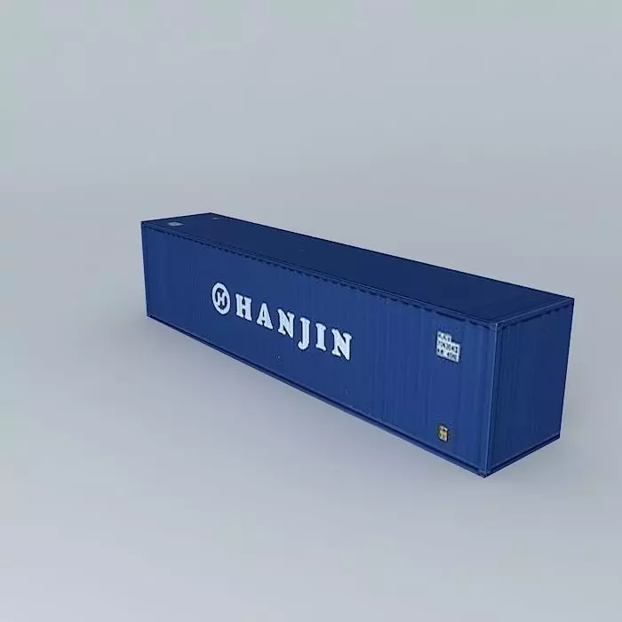 Hanjin Container 40 Free 3D model