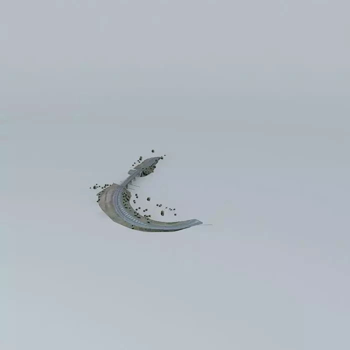 Port Of Brisbane entrance bridge Free 3D model