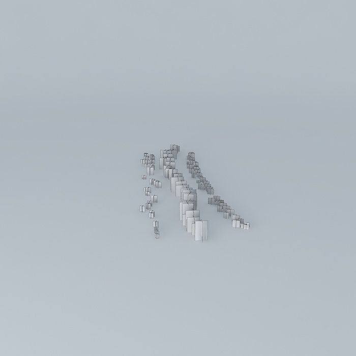 Trees on the Port Part 04 Free 3D model_4